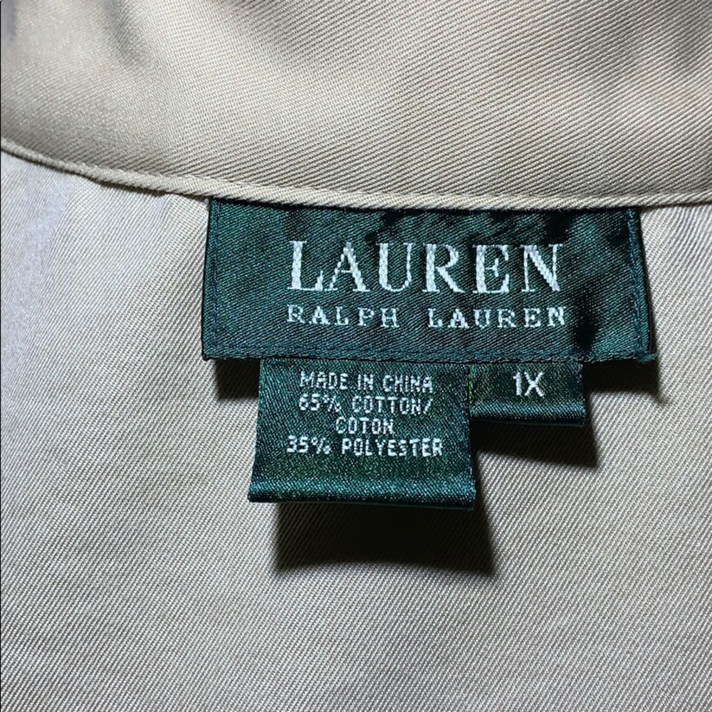 Lauren Ralph Lauren Tan light weight Trench Coat - Picture 6 of 11